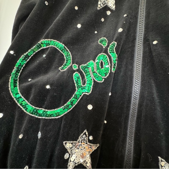 Rare 80’s Bonnie & Boerer & CO Beaded Old Hollywood Nightclubs Velvet Jacket. - Picture 5 of 16